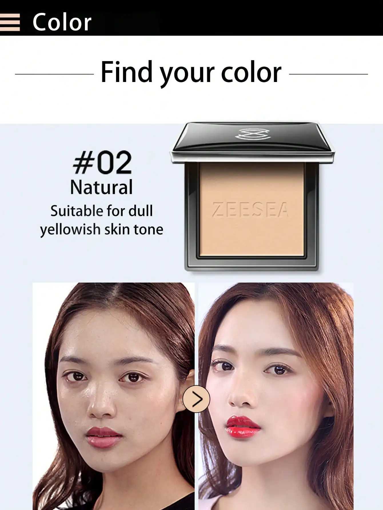 Zeesea Refreshing Silky Powder M00 M01 M02 Womens MakeupXJ250407