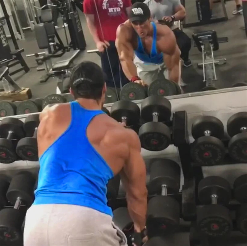 Fitness Clothing Bodybuilding Singlets Tank Top Men Muscle Shirt Sportwear Vests Cotton Stringer Tops 250407