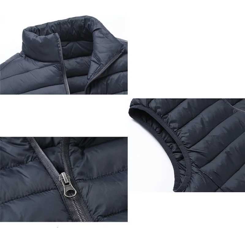 Autumn Winter Men Women Long sleeves Embroidery Zipper Front Going Out Light Thin Hooded Down Jacket Warm And WindproofT251107