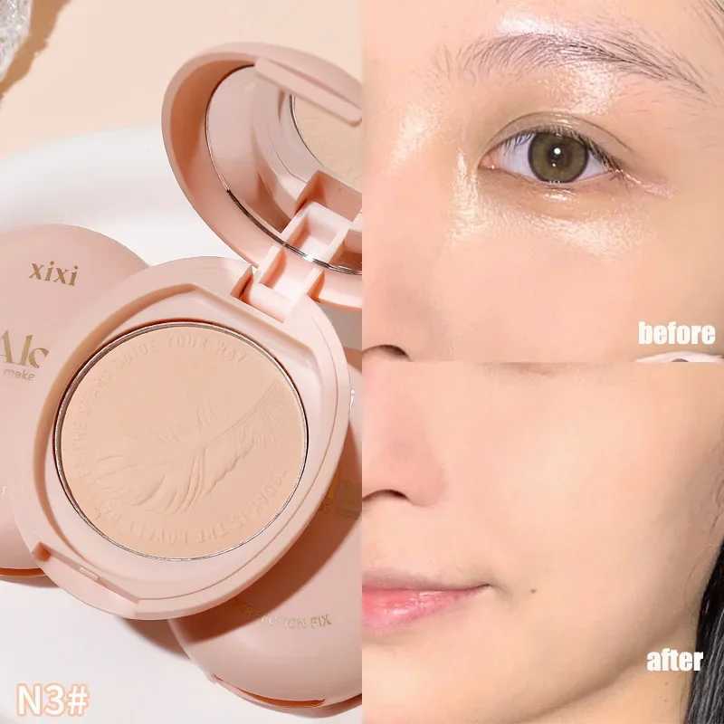 Face powder oil control 24-hour durable waterproof matt pressed powder hole free concealer makeup set compact powderXJ250407