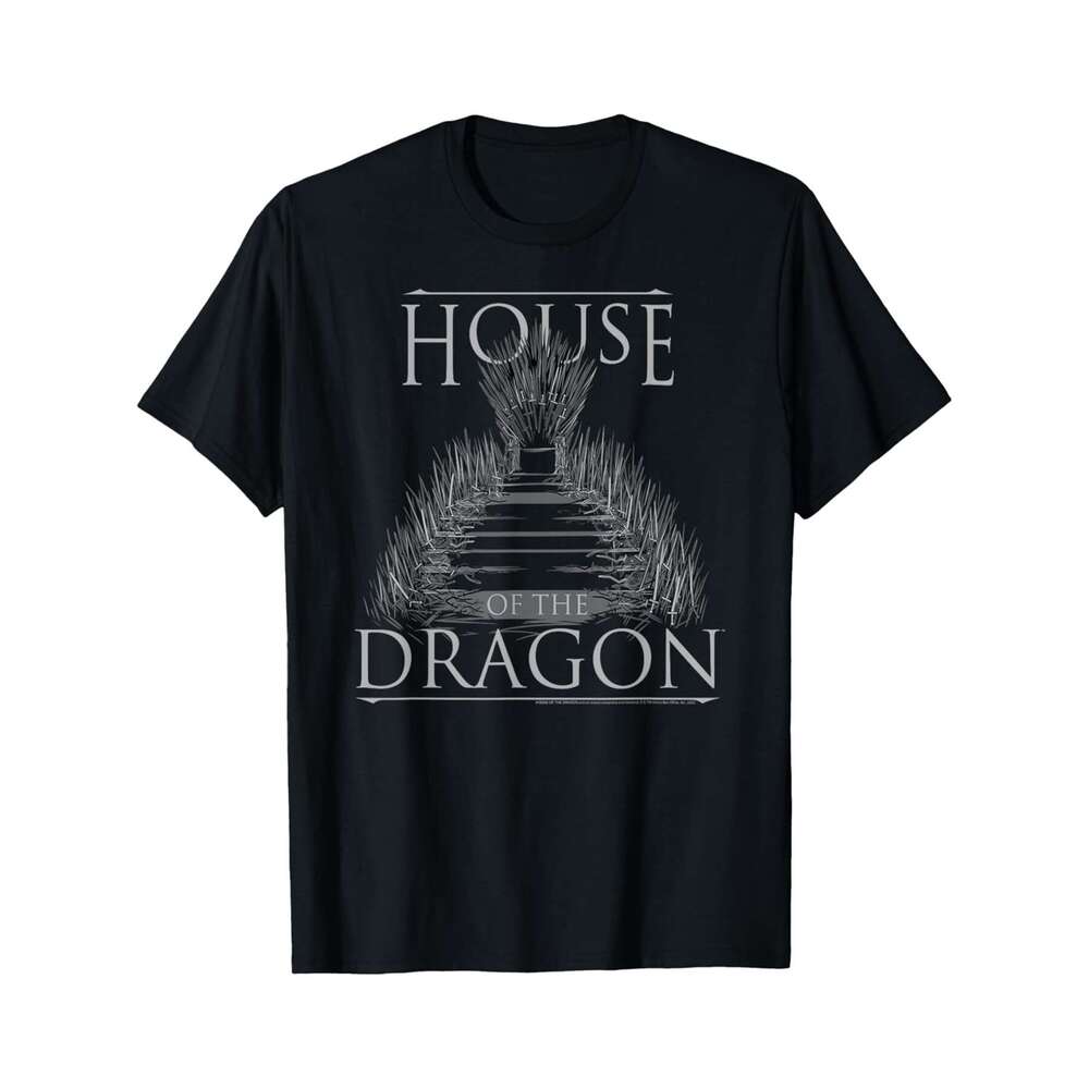 Designer T shirt House of the Dragon The Iron Throne - 220g Tshits