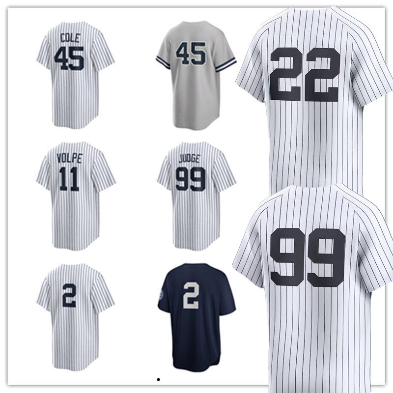 Men Women youth New Custom Yorks Yankees Baseball Jerseys Max Fried Giancarlo 27 Stanton Aaron 99 Judge Anthony 11 Volpe 2 Derek Anthony Rizzo Gerrit Cole CHISHOLM JR