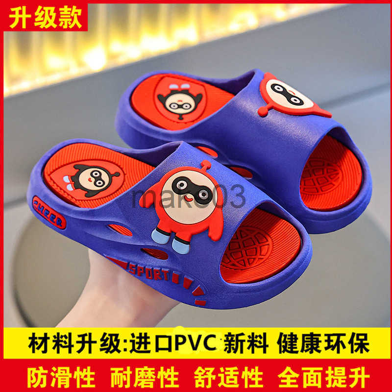 Childrens sandals parent-child new style for men and women summer cartoon soft bottom anti slip home shower outdoor bathroom J250403