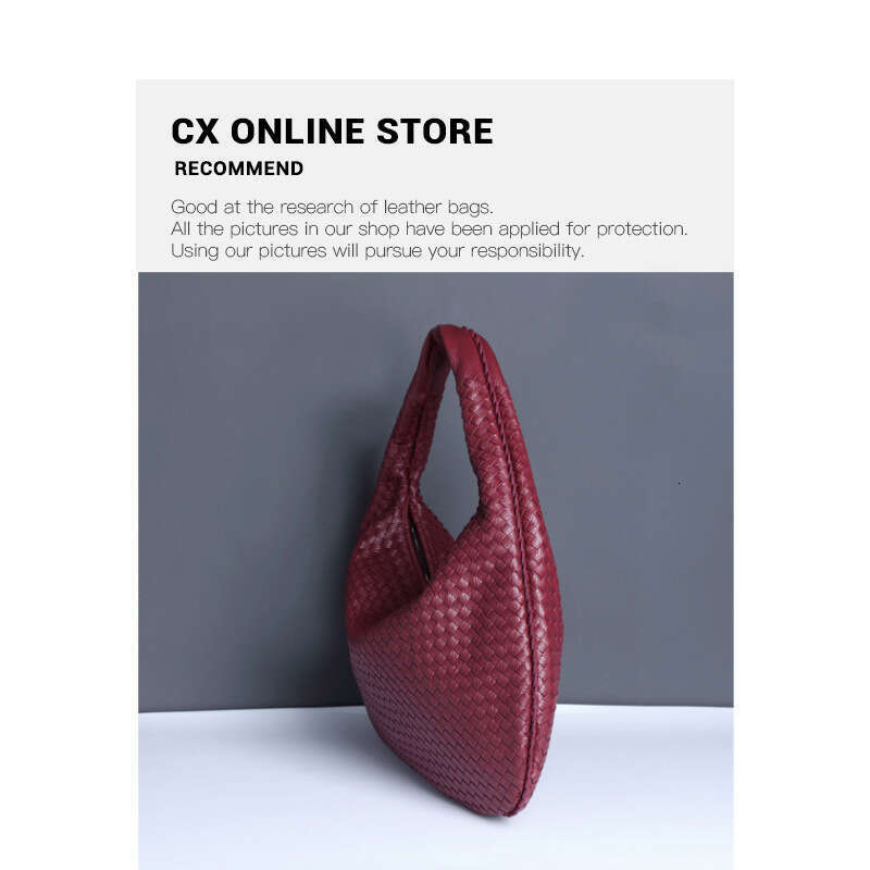Hand woven fashionable armpit women's sile shoulder European and American style large capacity dumpg retro crescent bags, 2025 new casual fashion