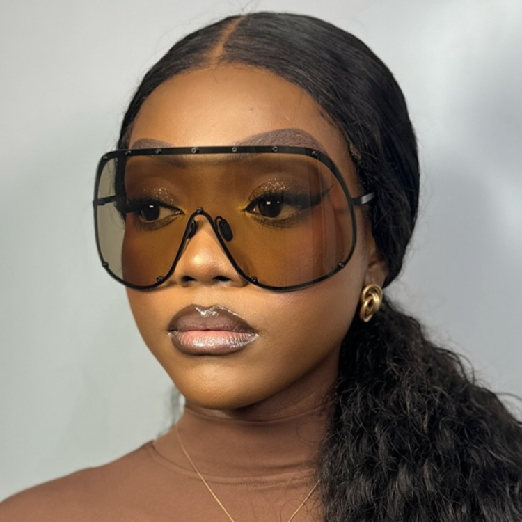 Designer Sunglasses For Women Men Sunglasses Fashion Classic Super Big Frame Sunglasses Luxury Polarized Goggle Pilot PC Frame Oversized UV400 Eyewear