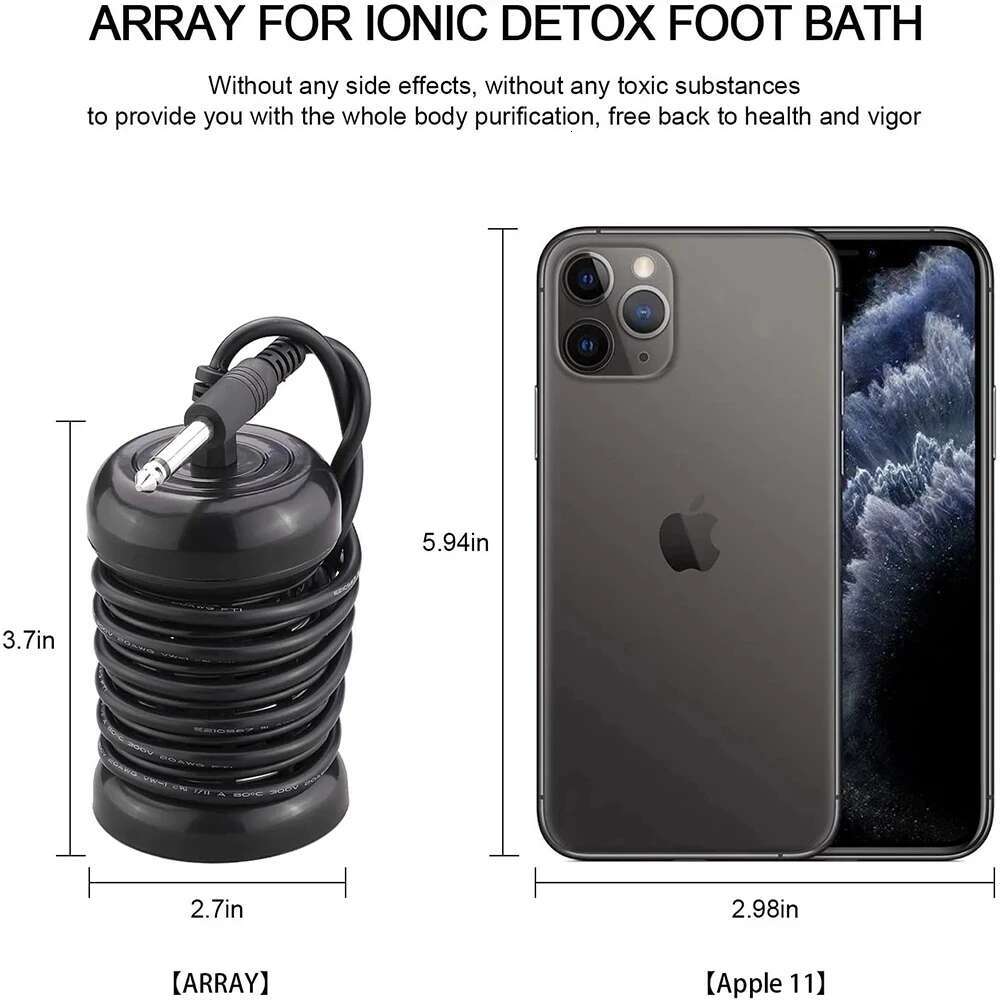 Detox Ionic Spa Hine Mini Foot Bath Ion Detoxifier Health Therapy Cleanse Footspa Vibrat Whirlpool Care Arrays Aqua