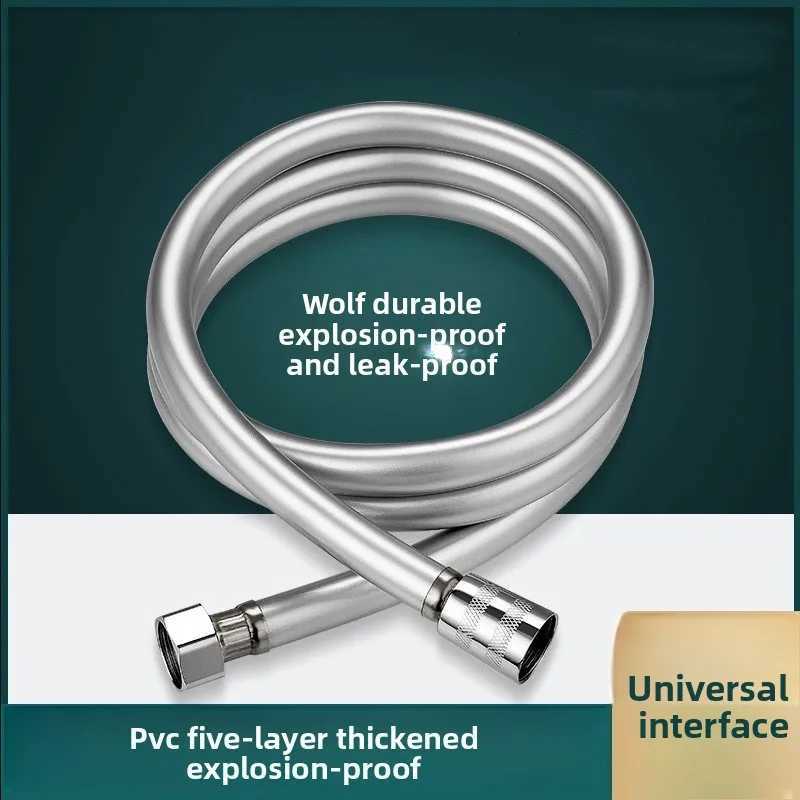 ible Shower Hose Pipe Plumbing Accessories High Pressure Hose Water Hoses Tube ible De Douche Pvc Bath Laundry Pipes Y251107