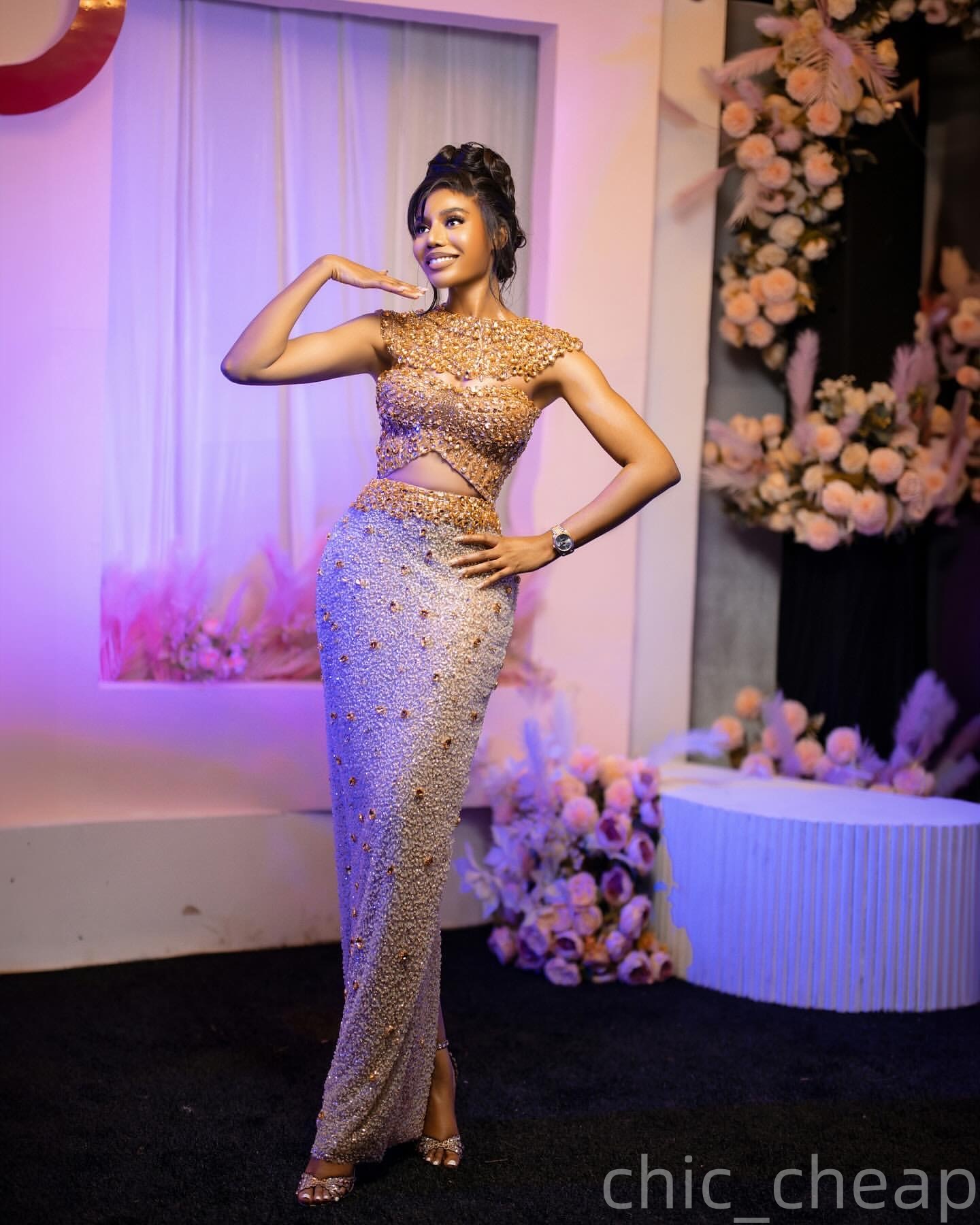 Aso Ebi Ivory Sheath Prom Dresses 2026 Illusion Crystals Sequined Evening Formal Party Second Birthday Engagement Gowns Plus Size Dress For Special Oc