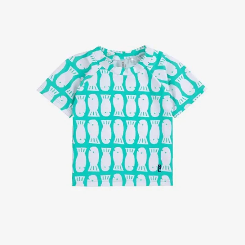 Kids Swimwear for Girls BC 2025 Summer Toddler Boys Clothes Baby Swimsuits One Piece Cute Print Holiday Outwear Bikini 250407