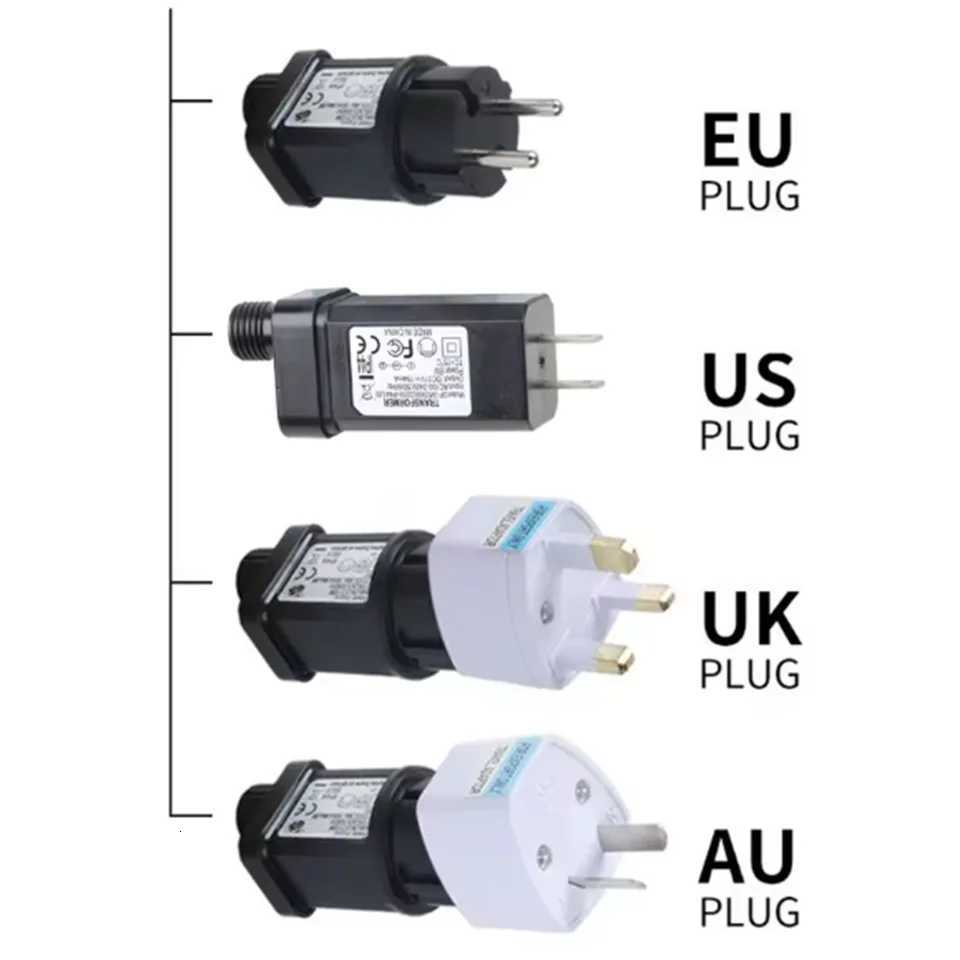 100M 200M LED String Lights Silver Wire Fairy Lights Christmas Garland For Outdoor Street New Year Tree Wedding Party Decoration W251107