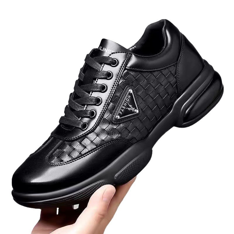Free shipping designer casual shoe men black coffee comfortable breathable wear-resisting outdoor Business Shoes 2025