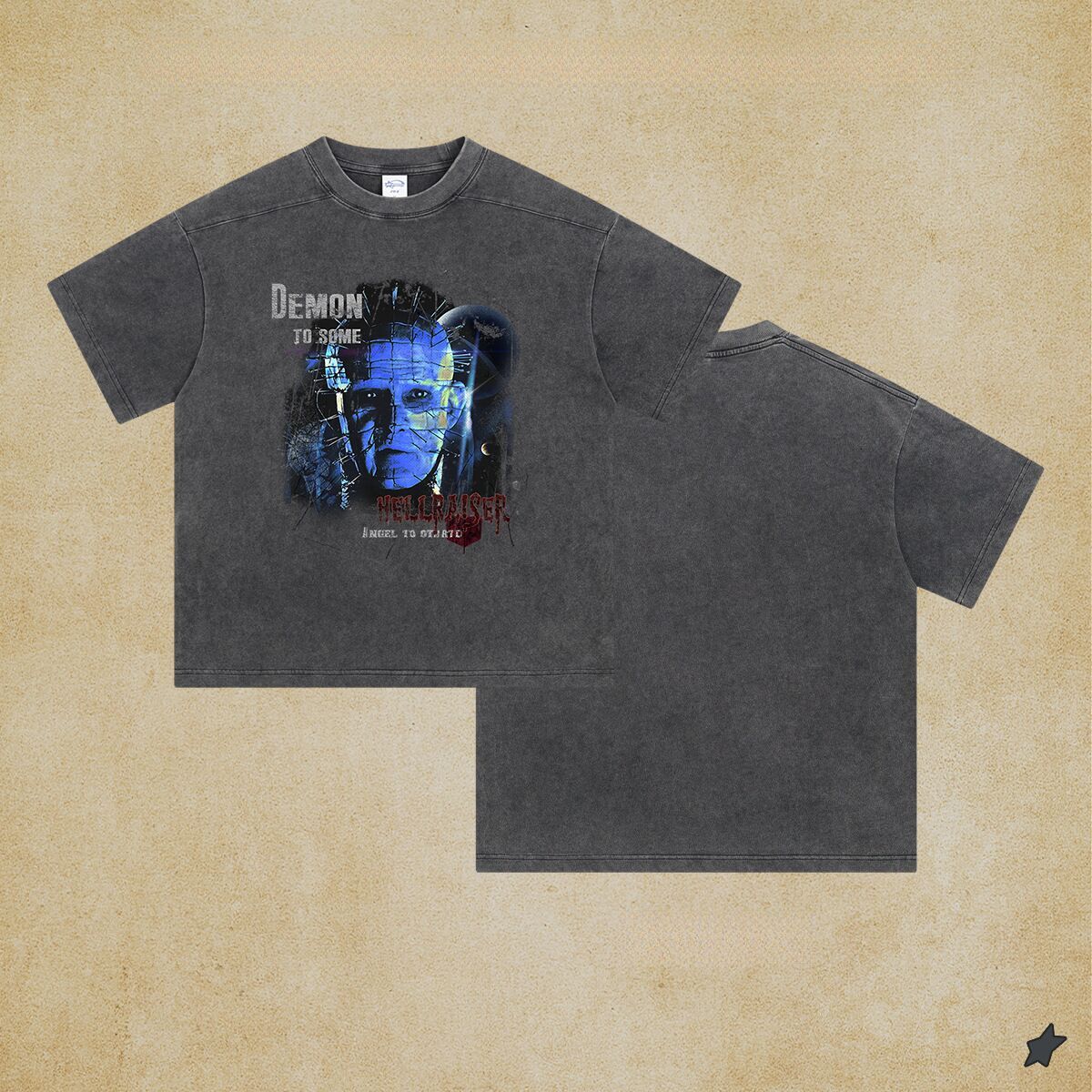 Chain fashion men's clothing | 2025 spring/summer printed T-shirt trendy brand street vintage pure cotton couple short sleeved shirt