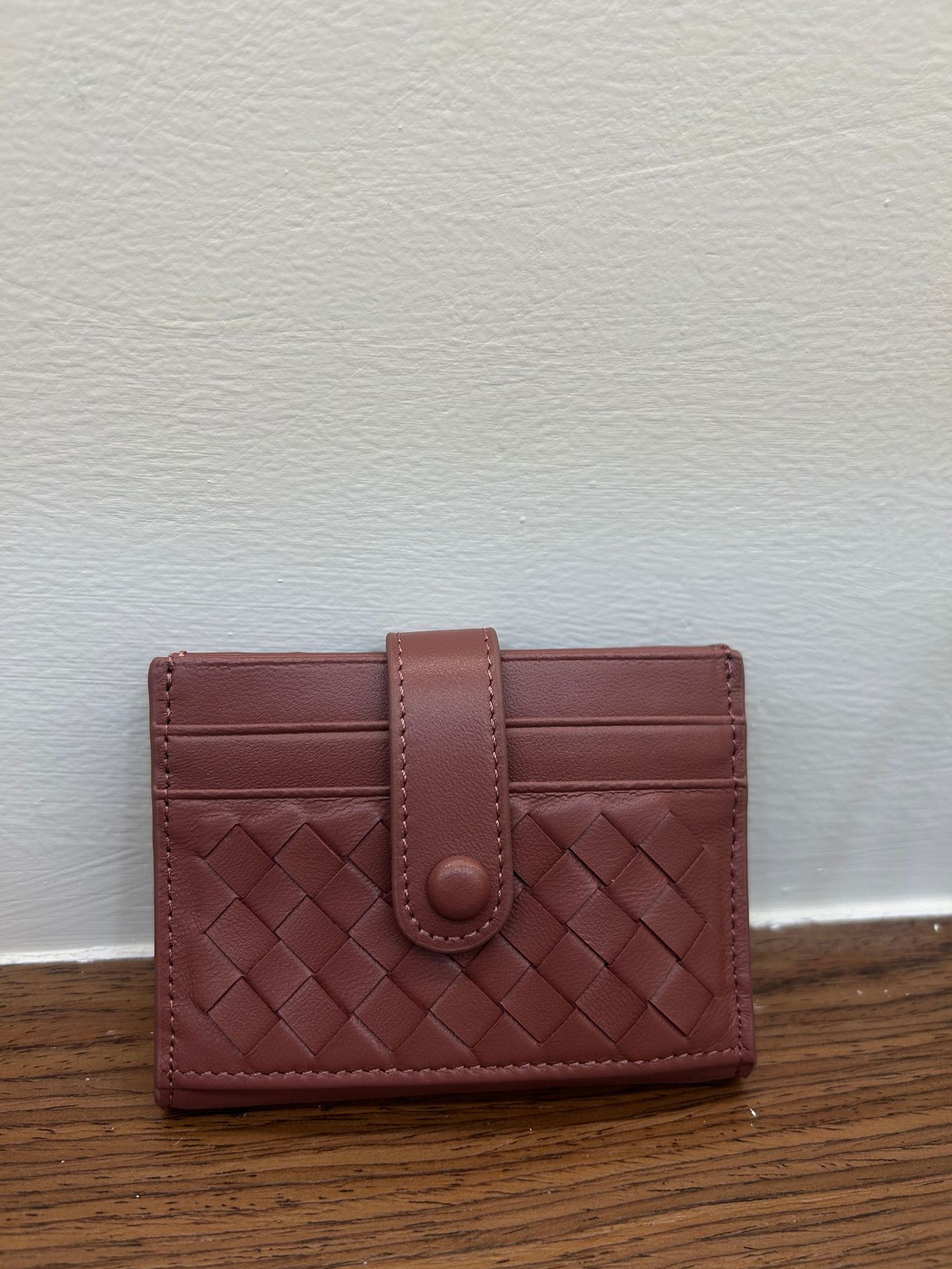 new style lambskin genuine leather card holder hand-woven bank card case unisex woven card holder