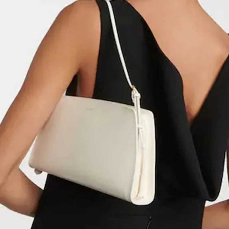 European and American Black Armpit Handbag Niche Womens Dinner Bag FAshionable Hand-held Shoulder Bag Z250407