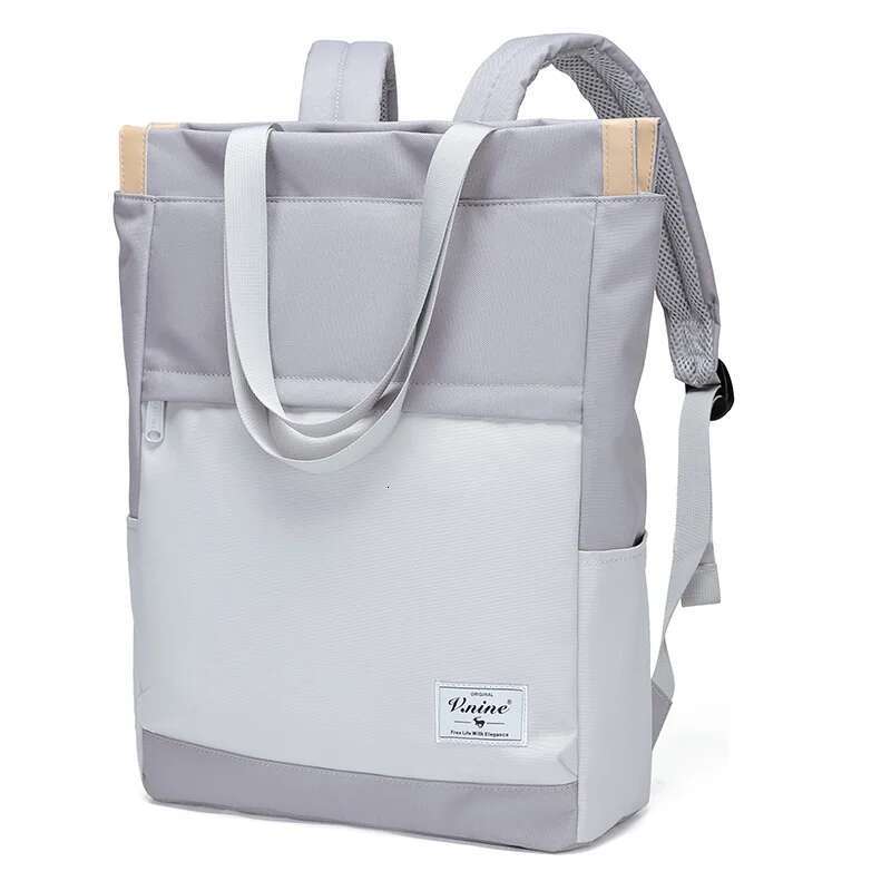 V.Nine Backpack Shoulder Bag Two Way Unisex Backpacks For Laptop 15.6 Inch Waterproof Women Commuter Tote Bags Men Multi Pocket