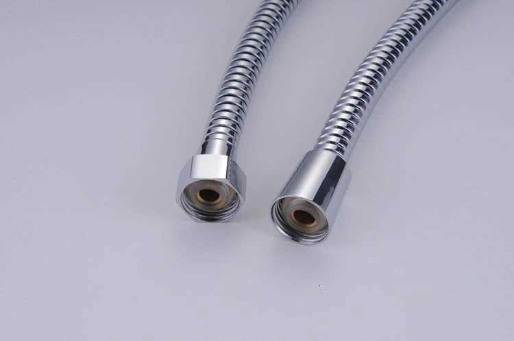 Plumbing Hoses Stainless Steel Gold 150cm Tube Shower Hose ible Shower Replacement Part Bathro Water Hose HJ-0515 Y251107