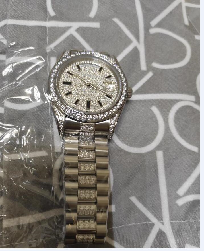 Luxury Watches Stainless Steel Bracelet DIAMOND WATCH REF. 118348 40mm Automatic Mechanical Fashion Men's Wristwatch Woman WATCHES