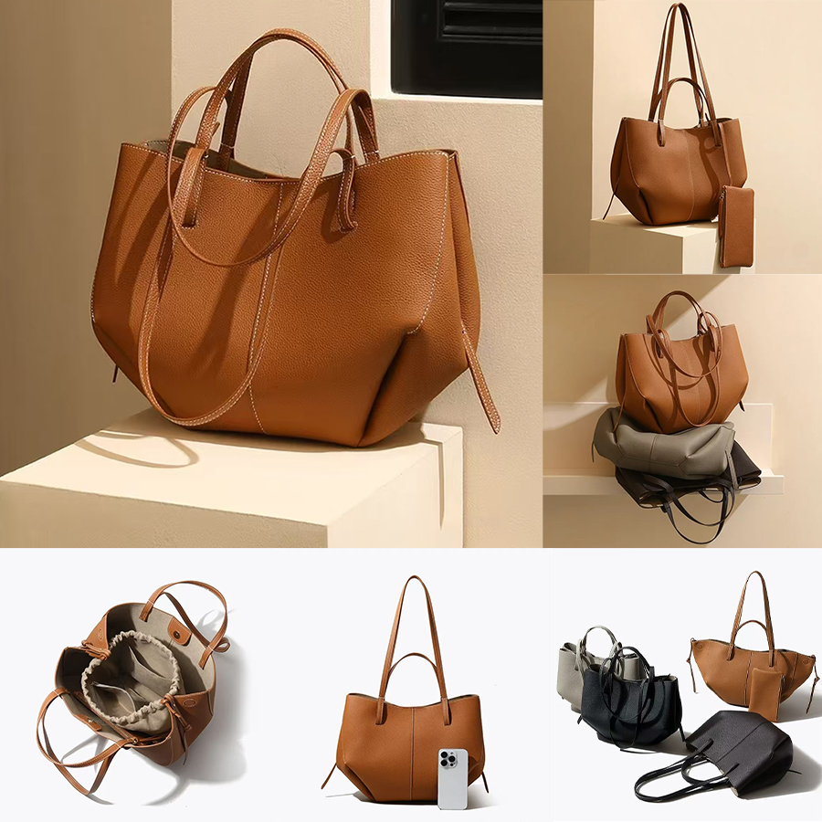 10A Designer Bag Purse cyme real Leather Cross Body Shoulder Bags Womens the tote handbag weekend Clutch pochette 2size small large shopping bag