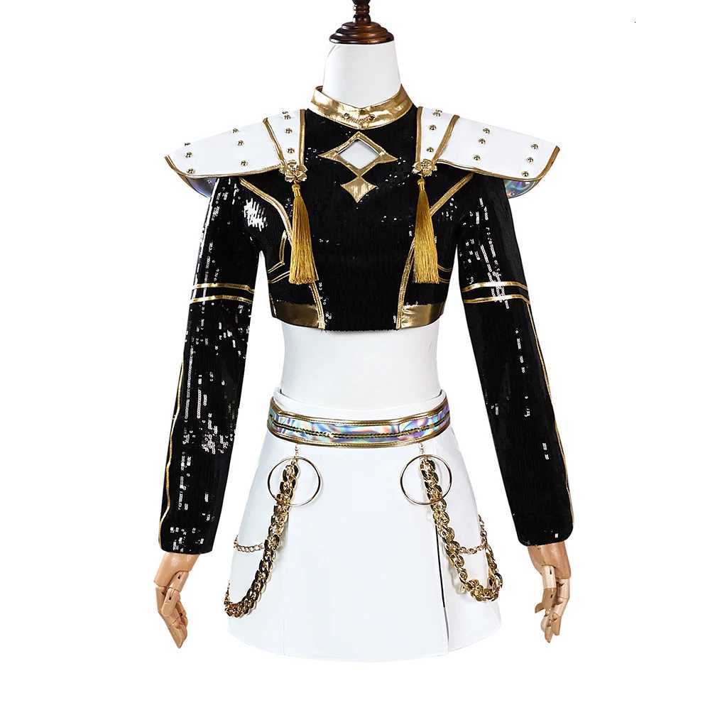 Designer baby 2026 Black Golden Rumi Zoey Mira Kpop Demon Hunters Cosplay Costume Girls Suit Kids Adult Halloween Party Role Playing Outfit Free Shipp