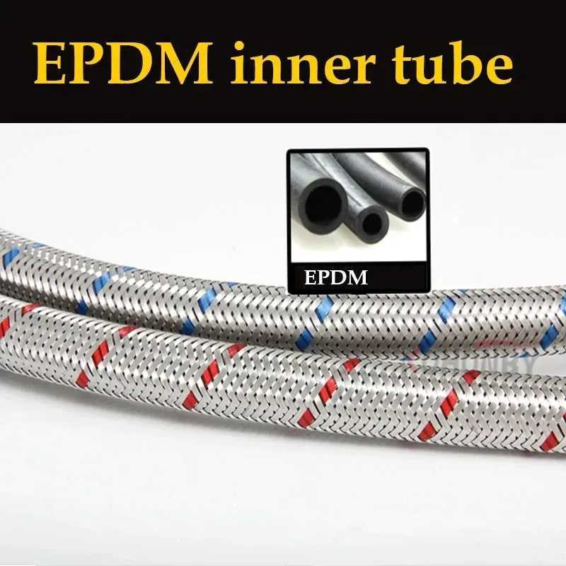 2 Pack 60cm Stainless Steel Hose G1/2 Hot and Cold Mixer Faucet Inlet Pipe Hose Bathro Kitchen Connection Accessories Y251107