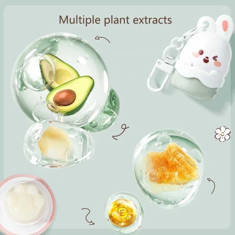 Fruit childrens lipstick moisturizing nutrition anti dry crack lipstick lovely cartoon rabbit childrens autumn and winter lip care W250407