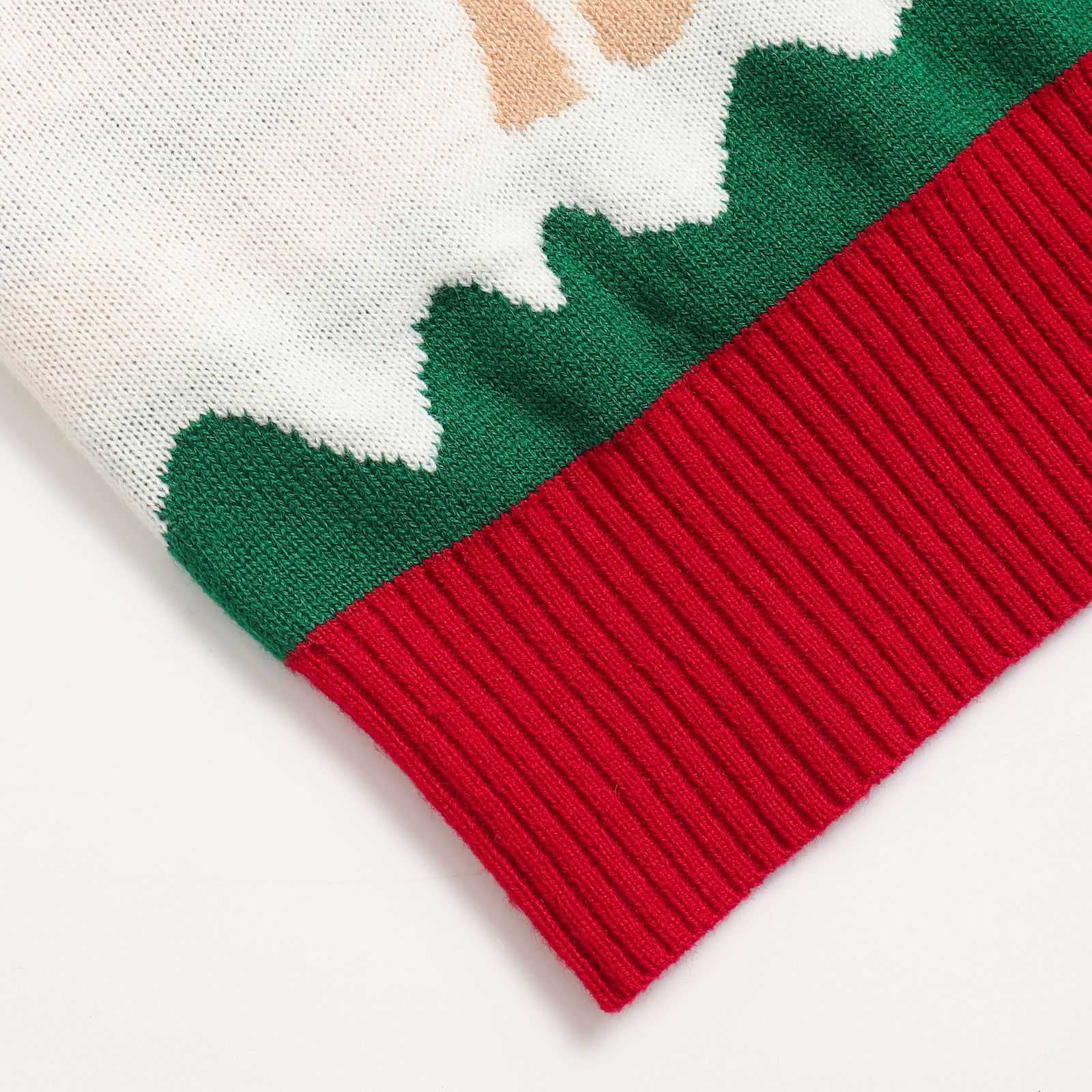 Womens Christmas Sweater Autumn Winter New Casual Jacquard Round Neck Pullover Long Sleeve Knitwear W251107