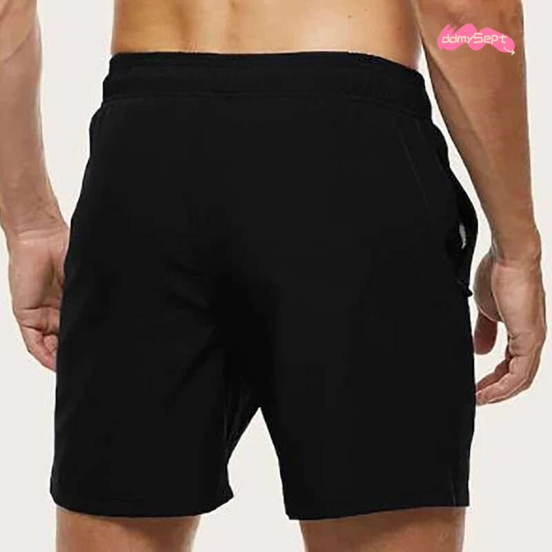 Men's Swim Trunks Summer Swimming Board Quick Dry Beach Shorts with Side Pockets and Mesh ing Swimwear Bathing Suit ddmySept