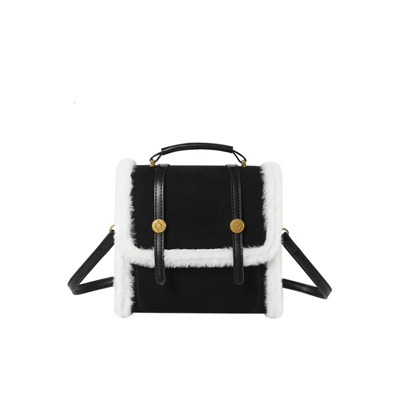 2025S Designer Women S Bag Hairy Bag Women Autumn And Winter New Item For Girls Single Shoulder Women S Bag Commuting Plush Crossbody Backpack