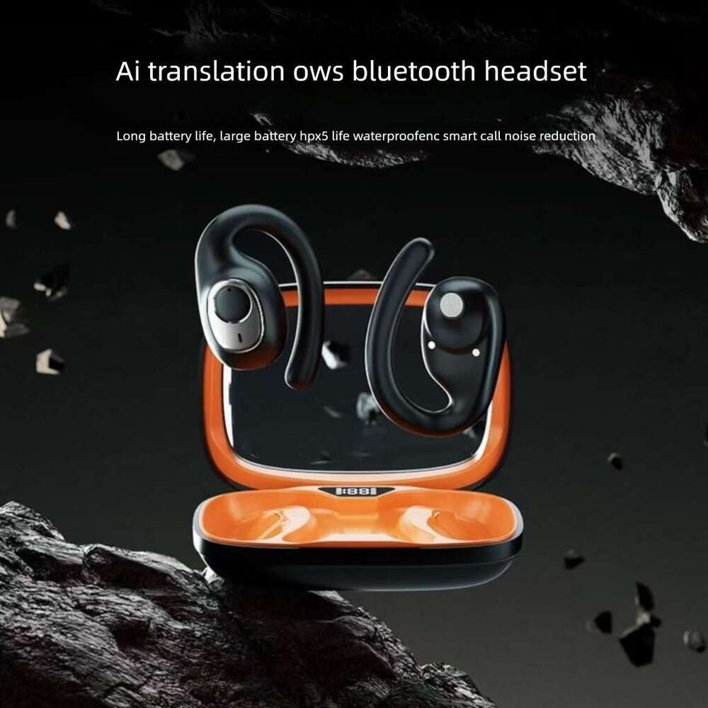 Well-known Brand Designer X Intelligent Translator AI Simultaneous Business Conference Multi-language Travel Interpretation Ear Plug Bluetooth Ear