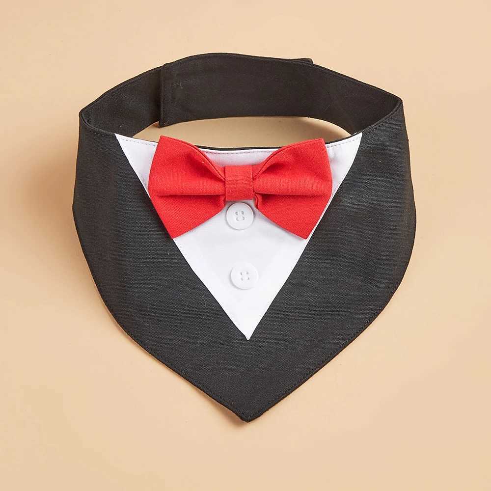 High Quality Wedding big dog triangle scarf bow beautiful pet bandage suitable for small big dogs golden retrievers Labrador bibs T250407