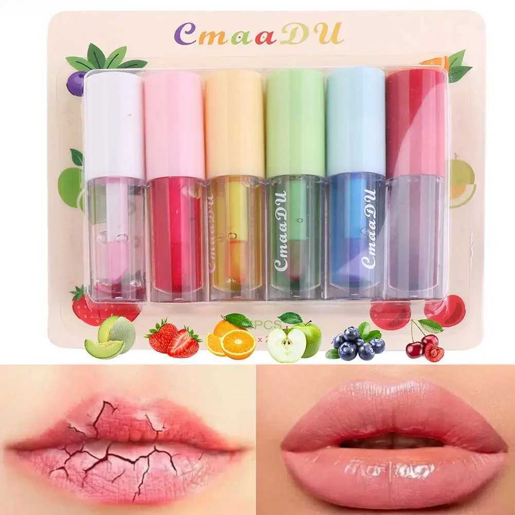 Fruit Flavor Decolorizing lipstick Jelly Magic Color Changing lipstick Girl Moisturizing Nourishing Lasting Lip Color Glacier Care W250407