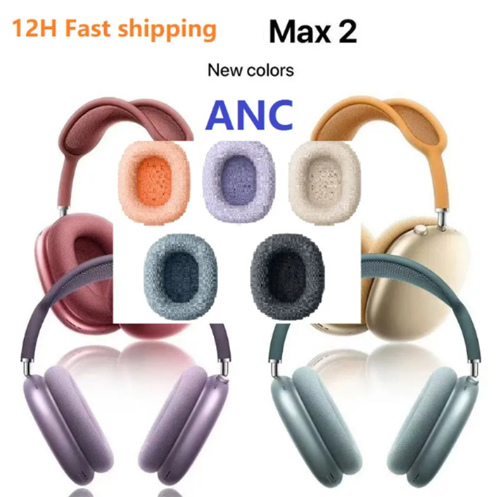 B1 MAX Top ANC Metal Pro max air pro 2 3 4 Headband Headphone Accessories Transparent Solid Silicone Waterproof Protective case air Maxs Headphones Case