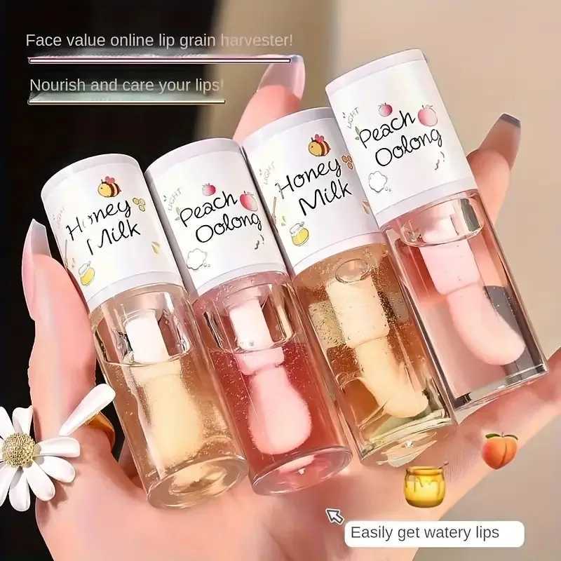 Moisturizing peach oolong lipstick long-lasting moisturizing lipstick rich in silk can prevent dry and cracked lips W250407