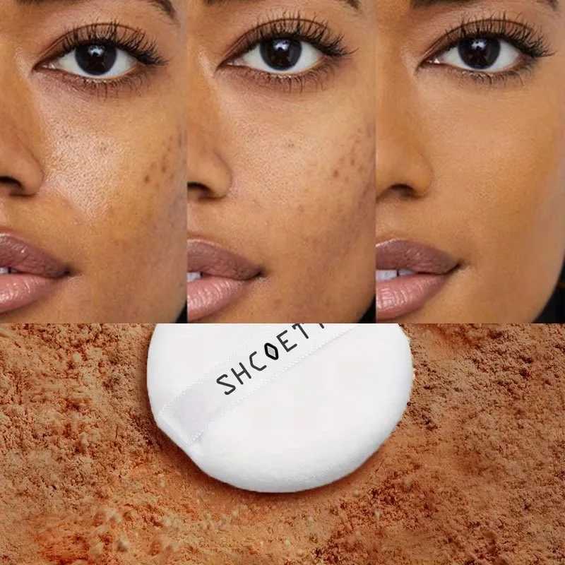 Oil control loose powder Natural smooth waterproof makeup powder Soft concealer High gloss mineral powder cosmeticsXJ250407