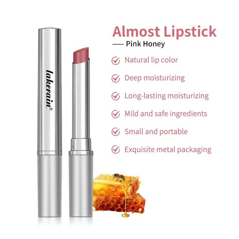 Pink honey almost lipstick coated with black lipstick honey strong lipstick remove dark lipstick W250407