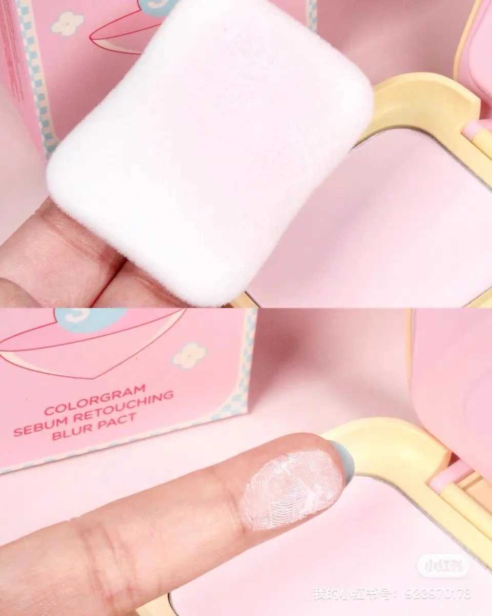 Korean Makeup Color Pink Powder Set Powder Oil Control Long lasting Bright Hidden Holes Rare Beauty Womens CosmeticsXJ250407