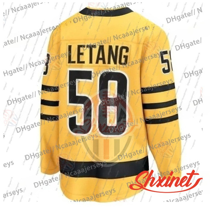 Personalized Custom Sidney Crosby 2025 Third Gold Jerseys Erik Karlsson Kevin Hayes Kris Letang Tristan Jarry Evgeni Malkin LEMIEUX Rakell Justin Braz