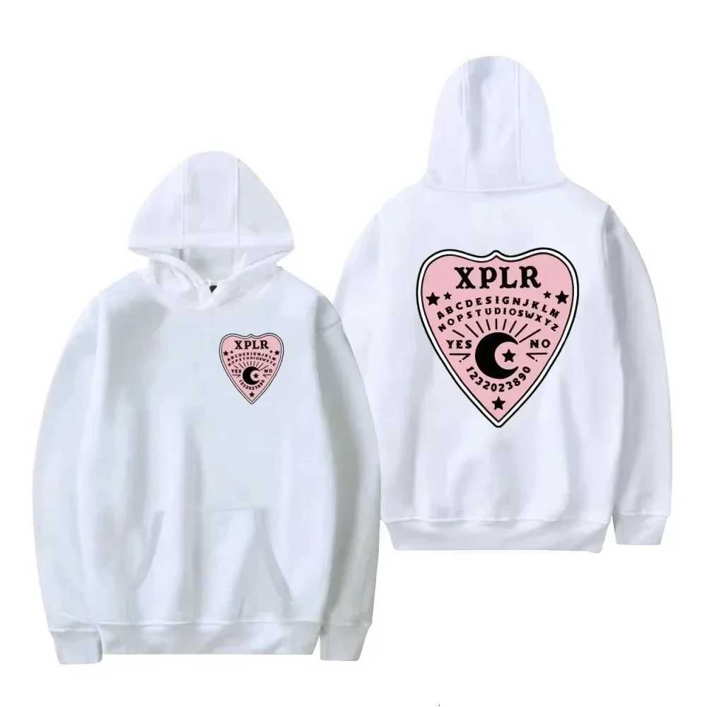2025 Sam and Colby XPLR Mens and Womens Hooded Sweatshirt Long sleeved Hooded Sweatshirt Warm Street Clothing Winter TopY251107