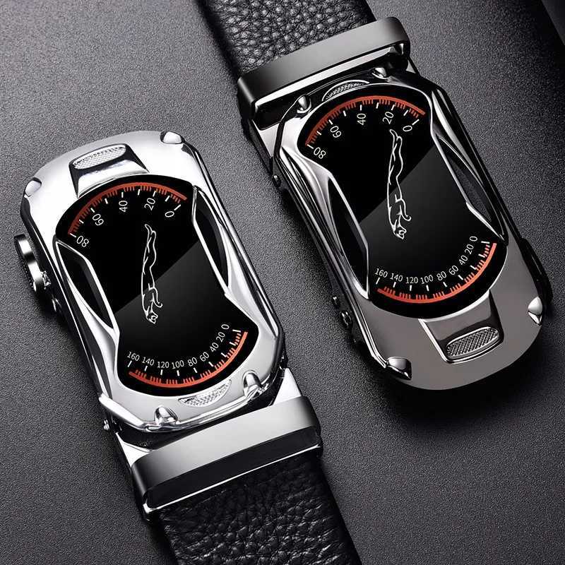 Men Plus Large Long Size 130 140 150 160 170 cm Leather Belt Metal Alloy Automatic Buckle Brand Luxury Design Waist Belts StrapsT251107