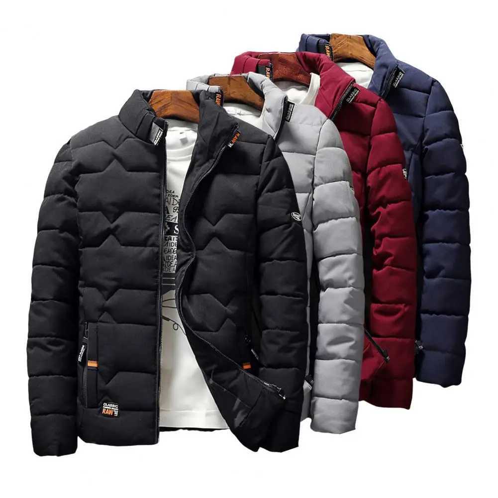 Stylish Coldproof Slim Fit Windbreaker Temperament Men Windbreaker Slim Fit Pockets Jacket Overcoat for Daily WearT251107