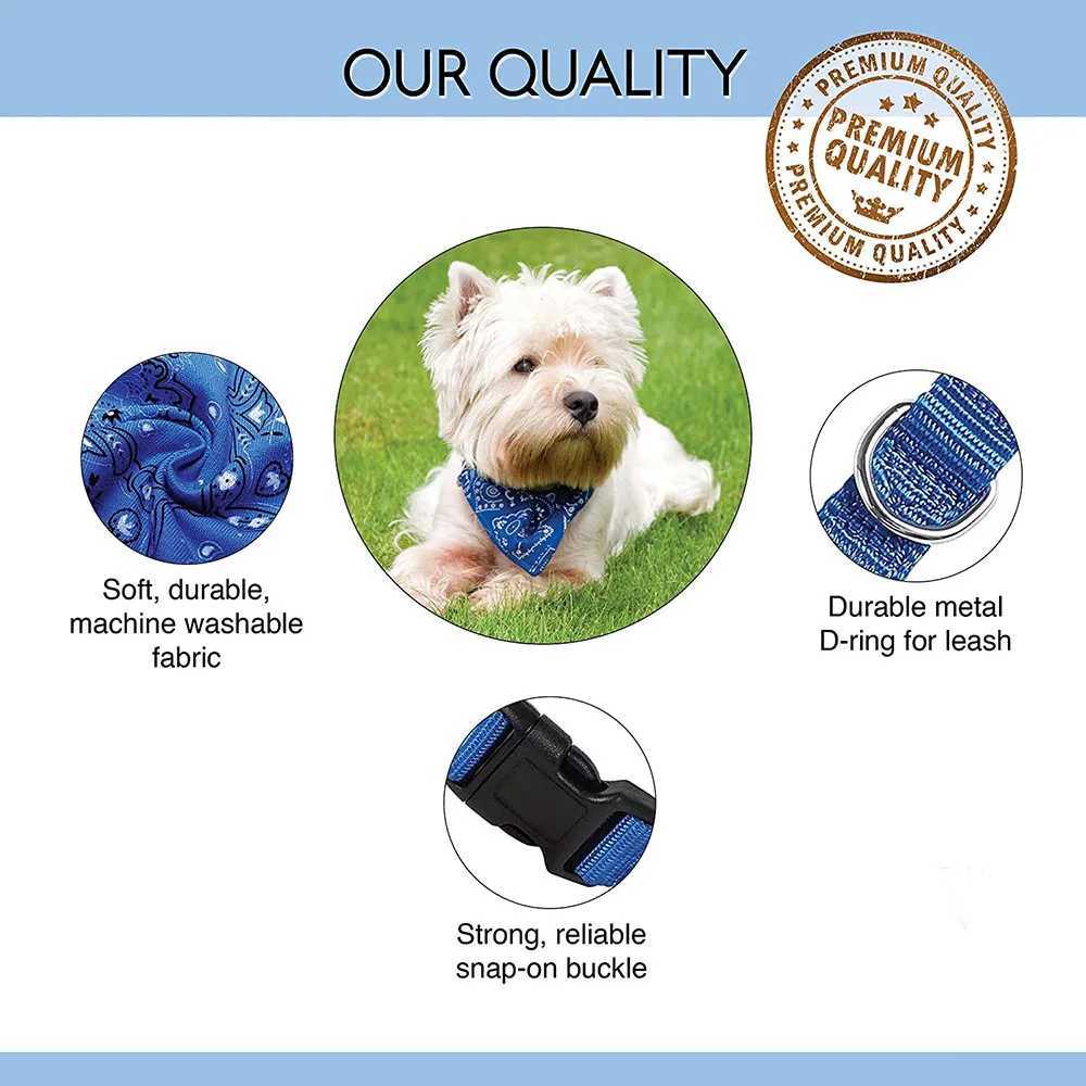 High Quality Dog bandages collars scarves for small dogs and cats adjustable collars for large dogs pet handles bibs dress accessories T250407
