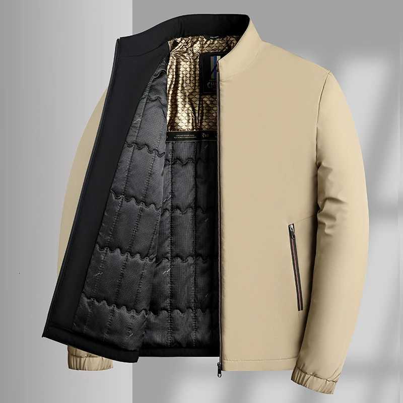 Winter Jacket Men Business Parkas Thick Warm Jackets Stand Collar Autumn Outerwear Coat Fashion Casual Formal Puffer JacketT251107