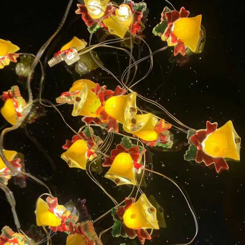 Led Copper Wire Lights Christmas Fastener Copper Wire Lights Santa Claus Snowman Elk Holiday Decoration Waterproof String Lights W251107