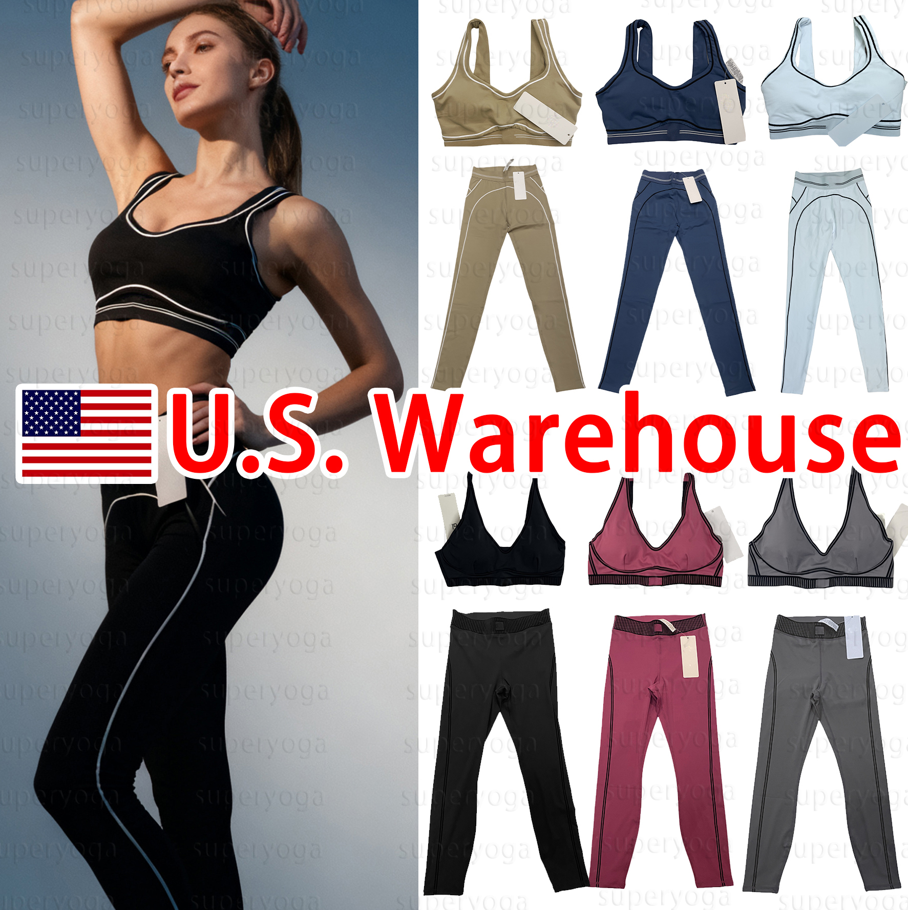 New Yoga Sets Sports jacket Heart Throb Bra and Leggings with Striped Back Dance Yoga Outfits for Summer aloliness Fiess Gym Suit Pilates Muse