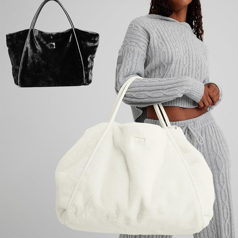 Fashionable Autumn and Winter Women's new Versatile Plush Bag With High-end Feel and large Capacity Tote Bag