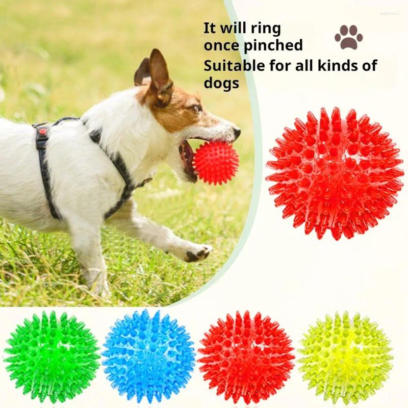 Update Squeaky Dog Ball Toy Safe Teeth Cleaning Interactive Puppy Chew Training Toys Pet Supplies Boredom Relief