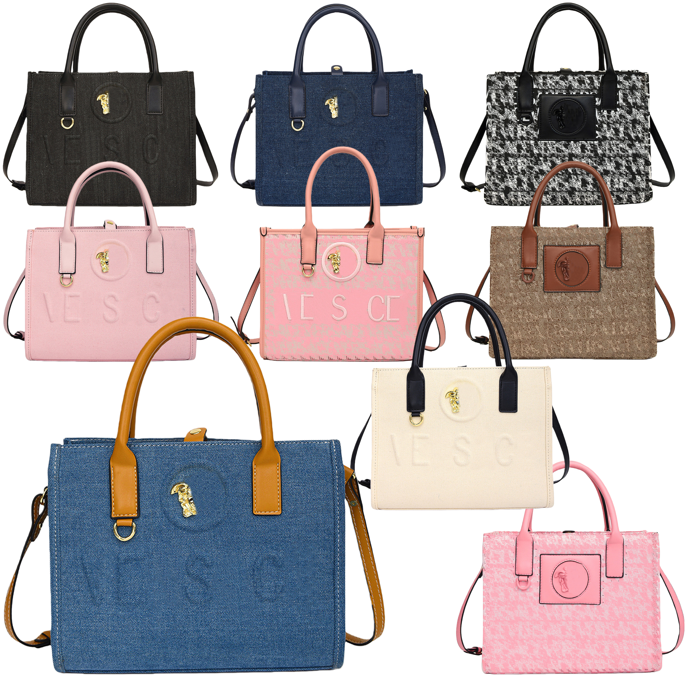 Designer ladies large capacity fashion all-in-one women's bag new high-end sense Tote bag light luxury soft surface simple single shoulder crossbody bag handbag