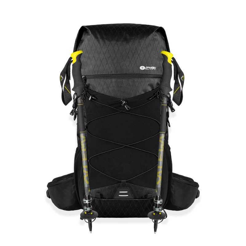 ANMEILU Camping Backpack 40L Large Capacity Waterproof Climbing Bag Ultralight Travel Man Backpack Outdoor Hiking BackpackXJ251106