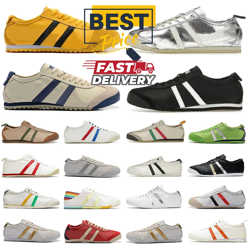 Free Shipping Japan Tiger Shoes Kill Bill Canvas Shoes Black White Blue Red Yellow Beige Leather Trainers for Men and Women