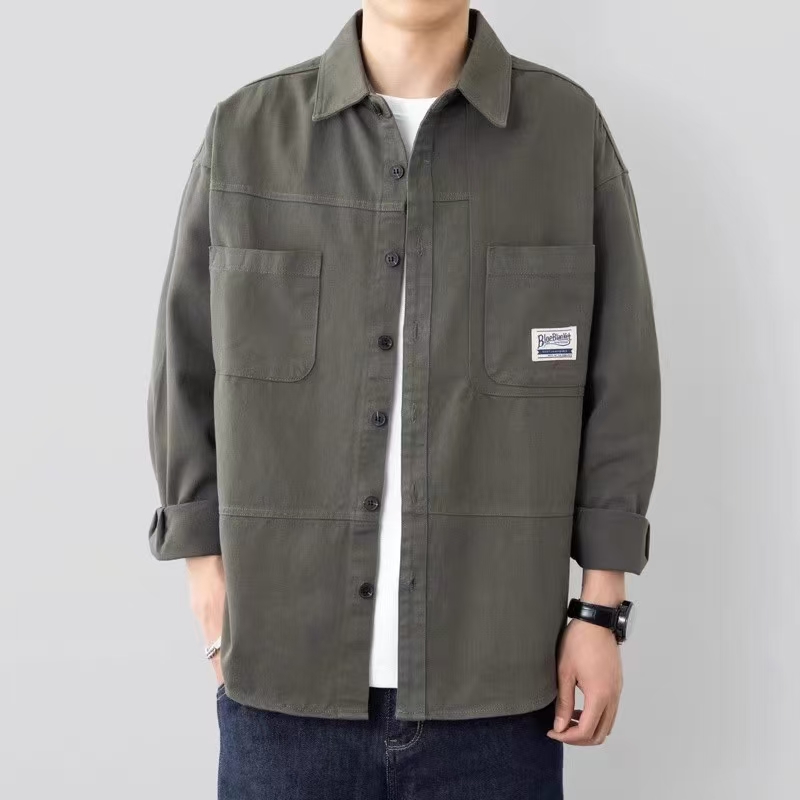 Autumn new coat men's trend jacket jacket casual fashion comfortable Joker jacket jacket.#01